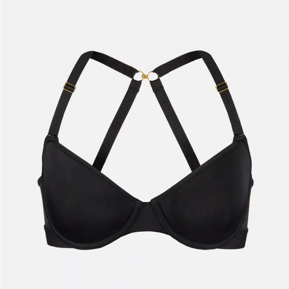 NWT Lively The Spacer Balconette Bra in Jet Black 32B - Lightweight Breathable